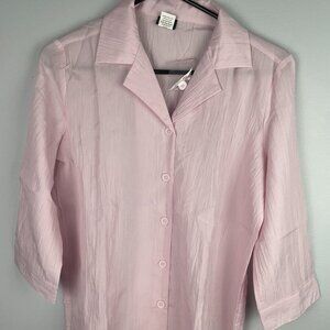 Haband 2 piece Women's Lilac Rose Pj's size Small